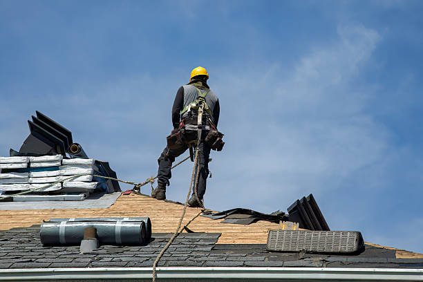 Professional Roofing technician working in Sibley, IA